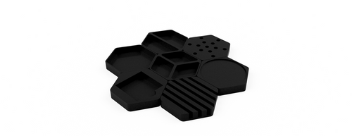 Organisateur hexagone Atelier RC-MODDING